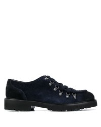 Chaussures derby en daim bleu marine Doucal's