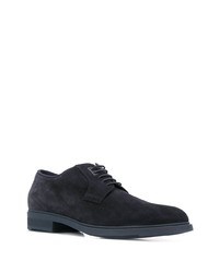 Chaussures derby en daim bleu marine BOSS HUGO BOSS