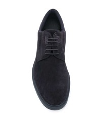 Chaussures derby en daim bleu marine BOSS HUGO BOSS