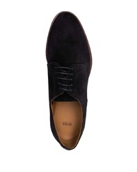 Chaussures derby en daim bleu marine BOSS HUGO BOSS