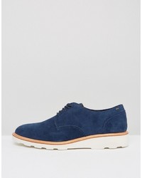 Chaussures derby en daim bleu marine Aldo