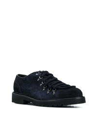 Chaussures derby en daim bleu marine Doucal's