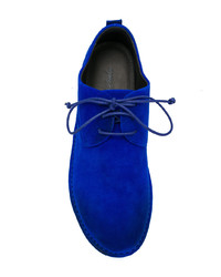 Chaussures derby en daim bleues Marsèll