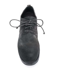 Chaussures derby en daim gris foncé Marsèll