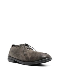 Chaussures derby en daim gris foncé Marsèll