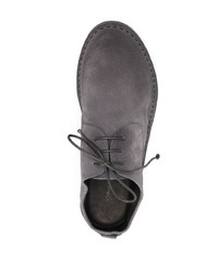 Chaussures derby en daim gris foncé Marsèll