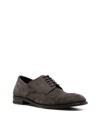 Chaussures derby en daim gris foncé Henderson Baracco