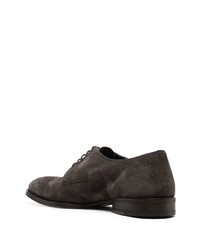 Chaussures derby en daim gris foncé Henderson Baracco