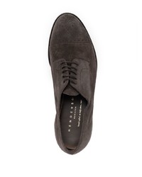 Chaussures derby en daim gris foncé Henderson Baracco