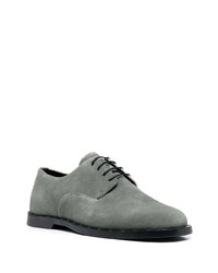 Chaussures derby en daim grises Camper