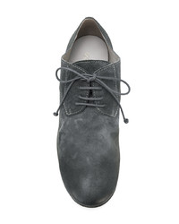 Chaussures derby en daim grises Marsèll