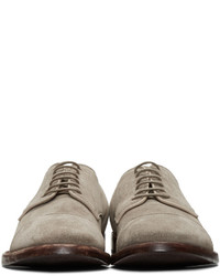 Chaussures derby en daim grises Officine Creative