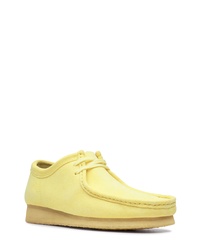 Chaussures derby en daim jaunes