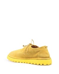 Chaussures derby en daim jaunes Marsèll