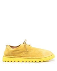 Chaussures derby en daim jaunes Marsèll