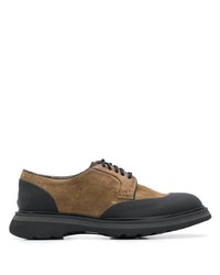 Chaussures derby en daim marron clair Doucal's