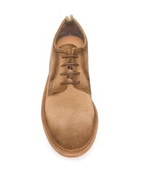 Chaussures derby en daim marron clair Officine Creative