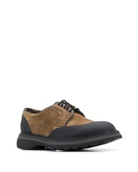 Chaussures derby en daim marron clair Doucal's