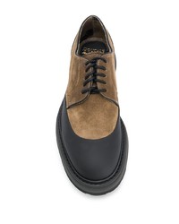 Chaussures derby en daim marron clair Doucal's