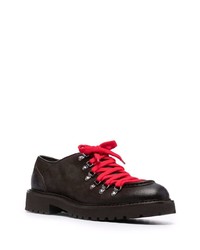 Chaussures derby en daim marron foncé Doucal's