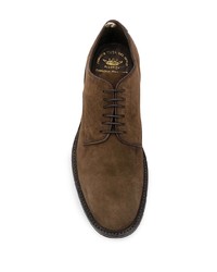 Chaussures derby en daim marron Officine Creative