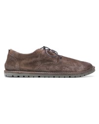 Chaussures derby en daim marron Marsèll