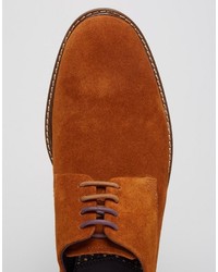 Chaussures derby en daim marron Ted Baker