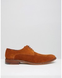 Chaussures derby en daim marron Ted Baker