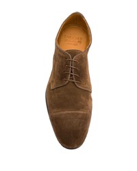 Chaussures derby en daim marron Doucal's