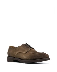 Chaussures derby en daim marron Doucal's