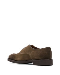 Chaussures derby en daim marron Doucal's