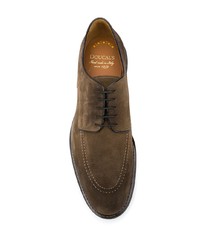 Chaussures derby en daim marron Doucal's