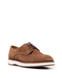 Chaussures derby en daim marron BOSS HUGO BOSS