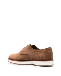 Chaussures derby en daim marron BOSS HUGO BOSS