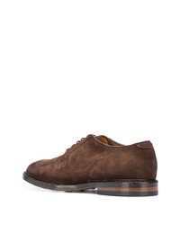 Chaussures derby en daim marron Officine Creative