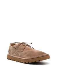 Chaussures derby en daim marron Marsèll