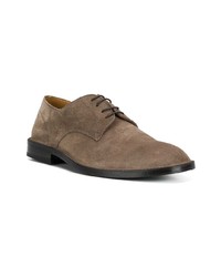 Chaussures derby en daim marron Green George