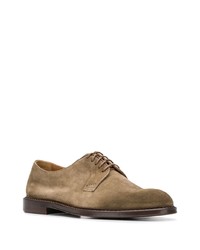 Chaussures derby en daim marron Doucal's