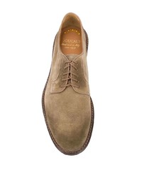 Chaussures derby en daim marron Doucal's