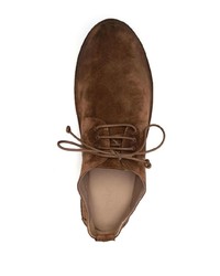 Chaussures derby en daim marron Marsèll