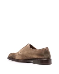 Chaussures derby en daim marron Doucal's