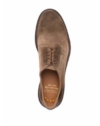 Chaussures derby en daim marron Doucal's