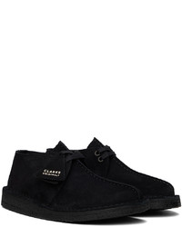 Chaussures derby en daim noires Clarks Originals