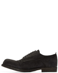 Chaussures derby en daim noires Officine Creative