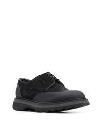 Chaussures derby en daim noires Doucal's