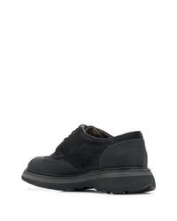 Chaussures derby en daim noires Doucal's