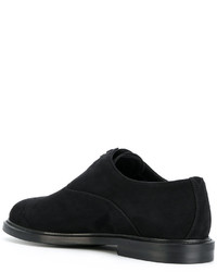 Chaussures derby en daim noires Dolce & Gabbana