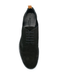 Chaussures derby en daim noires Buttero