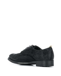 Chaussures derby en daim noires Officine Creative