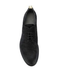 Chaussures derby en daim noires Officine Creative